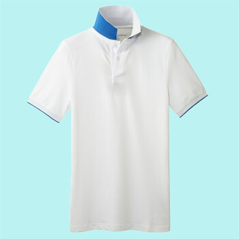 Giordano佐丹奴 Polo 男撞色边小立领修身POLO 01012001 白色 L