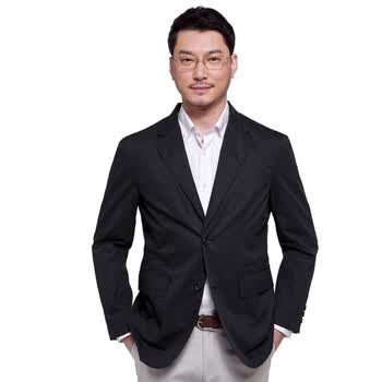 davehill 大卫山 男士商务休闲西服 修身单西外套 休闲小西服 精品男装DH0211FS01 海军蓝NV 190/108(56)