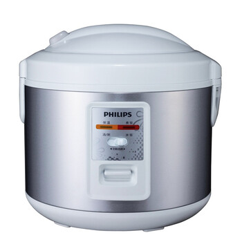 飞利浦（Philips）HD3029/03 5L经典型电饭煲（金属银）