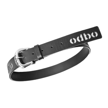 odbo欧宝 女款时尚头层牛皮革皮带 360313 黑色 38