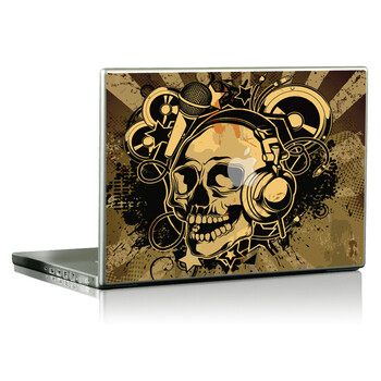 SkinAT 苹果笔记本MacBook外壳A面保护贴膜 3M材料 骷髅音乐 Pro 15 (Retina)