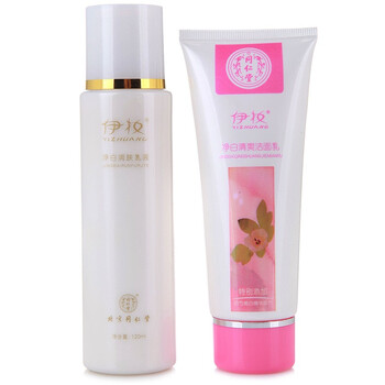同仁堂伊妆白芍净白清爽套（净白清爽洁面乳100g+净白润肤乳液120ml）