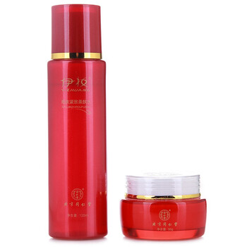 同仁堂伊妆灵芝抗皱晚装滋润套（细肤紧致柔肤水120ml+抗皱润颜晚霜50g）