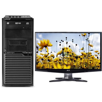 宏碁（Acer）VM275 台式电脑（E6600 2G 500G 1G独显 DVD刻录 USB键鼠 Linux）
