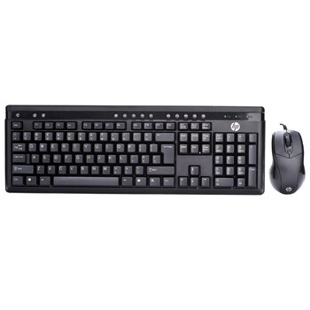 惠普（HP）CS105 有线键鼠套装(USB)(黑色)