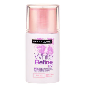 美宝莲精致细白防晒隔离乳 02 粉色 SPF31 PA+++ 30ml