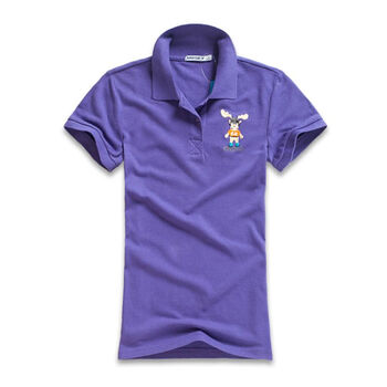 MBSKY蓝色天空女款麋鹿足球手POLO0112159 黛紫 XL