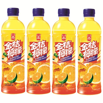 一本金桔柠檬饮料600ml*4瓶