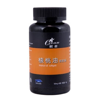 欧臣牌核桃油软胶囊 500mg*80粒/瓶