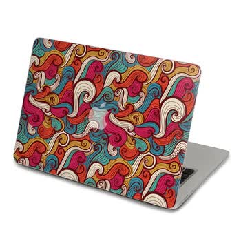 SkinAT 苹果笔记本MacBook外壳A面保护贴膜 3M材料 卷卷花纹 Air 13 2010/11