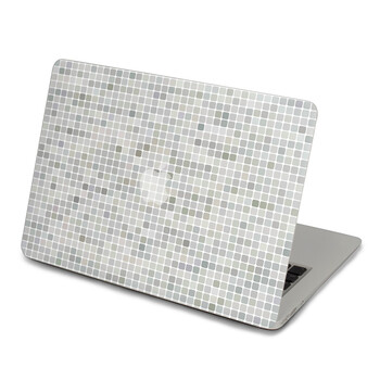 SkinAT 苹果笔记本MacBook外壳A面保护贴膜 3M材料 灰色小格子 Pro 13