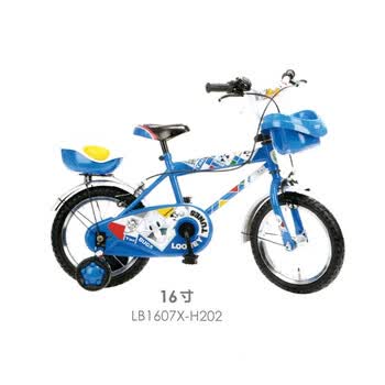 小龙哈比自行车LB1607-H202（蓝） 黄色 12寸