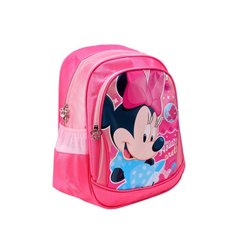 迪士尼/Disney 经典卡通角色图案 米奇/米妮 双肩学生书包 儿童书包SM80286 玫红