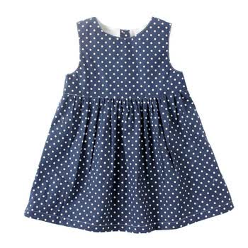 Ponie Conie 童装 夏装2012新款 女婴公主裙 连衣裙 80504 深蓝白点 24M