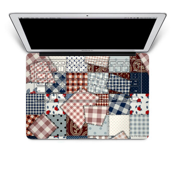 SkinAT 苹果笔记本MacBook手托保护贴膜 含键盘 3M材料 布艺 Pro 17