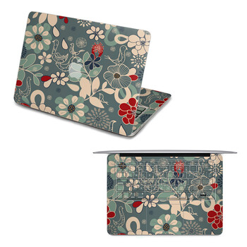 SkinAT 苹果笔记本MacBook全套保护贴膜 3M材料 暗淡花纹
