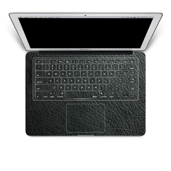 SkinAT 苹果笔记本MacBook手托保护贴膜 含键盘 3M材料 黑色皮革 Pro 15 (Retina)