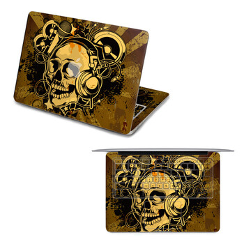 SkinAT 苹果笔记本MacBook全套保护贴膜 3M材料 骷髅音乐 Air 13 2011款