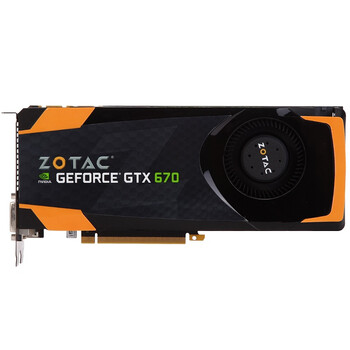 索泰（ZOTAC)GTX670 2GD5 极速版 HA 928-1006/6008 2048M/256bit GDDR5 PCI-E 显卡