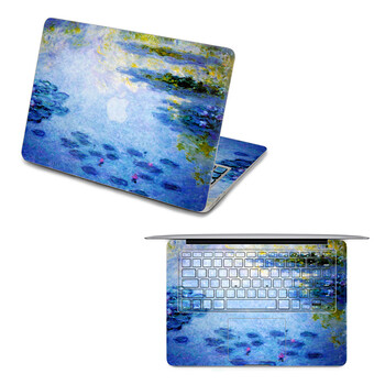 SkinAT 苹果笔记本MacBook全套保护贴膜 3M材料 睡莲 Pro 15