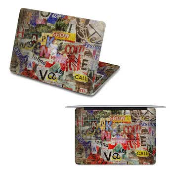SkinAT 苹果笔记本MacBook全套保护贴膜 3M材料 破旧墙 Pro 13