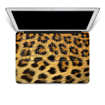 SkinAT 苹果笔记本MacBook手托保护贴膜 含键盘 3M材料 经典豹纹_2 Pro 17