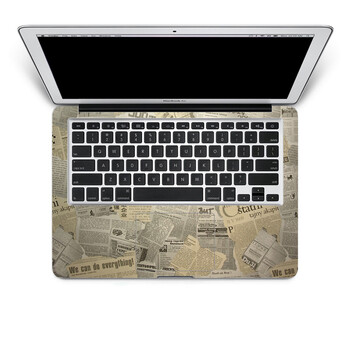 SkinAT 苹果笔记本MacBook手托保护贴膜 不含键盘 3M材料 老报纸 Pro 13