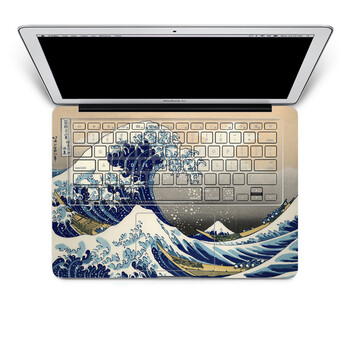 SkinAT 苹果笔记本MacBook手托保护贴膜 含键盘 3M材料 惊涛骇浪 Pro 15