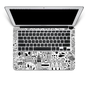 SkinAT 苹果笔记本MacBook手托保护贴膜 不含键盘 3M材料 手绘生活 Pro 15 (Retina)