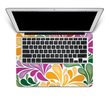 SkinAT 苹果笔记本MacBook手托保护贴膜 不含键盘 3M材料 五彩云霞 Pro 15 (Retina)