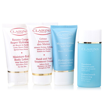 娇韵诗Clarins恒润保湿全面呵护4件套
