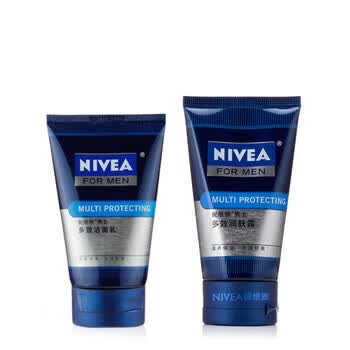 NIVEA妮维雅男士多效洁面乳+多效润肤露两件套装