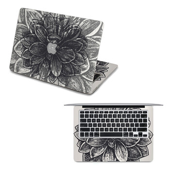 SkinAT 苹果笔记本MacBook全套保护贴膜 不含键盘 3M材料 大花花 Pro 15 (Retina)