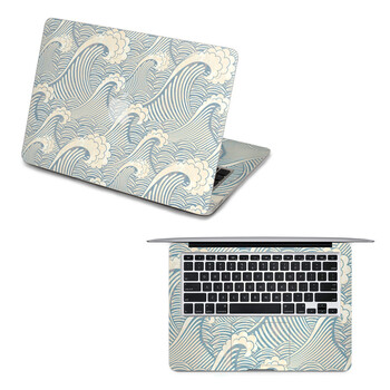SkinAT 苹果笔记本MacBook全套保护贴膜 不含键盘 3M材料 浪打浪 Pro 15 (Retina)