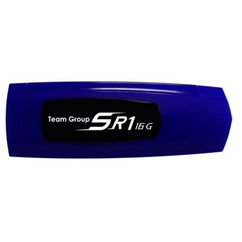 十铨科技（Team）USB3.0 SR1 前卫时尚跑车外壳 16GB U盘 蓝色