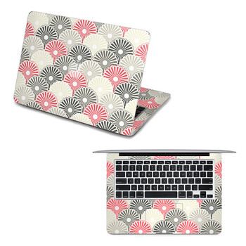 SkinAT 苹果笔记本MacBook全套保护贴膜 不含键盘 3M材料 日式花纹 Pro 15 (Retina)