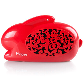 扬仕（Yongse）插卡音箱 Y705 双模锂供电/FM/USB/SD卡/胎教晨练时尚音箱 红色