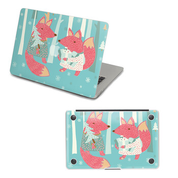SkinAT 苹果笔记本MacBook外壳及底部保护贴膜 3M材料 狐狸过节 Air 11