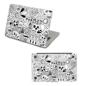 SkinAT 苹果笔记本MacBook外壳及底部保护贴膜 3M材料 手绘生活 Pro 17