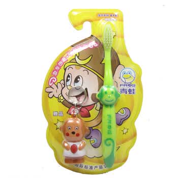 青蛙818青蛙儿童牙刷 12支 （颜色随机）