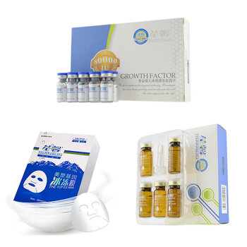 法国荃馨/TRANSUN 2盒淡斑修色冻干粉+2盒叶杜果原液+2盒冰泉控油冰冻膜（淡斑控油）