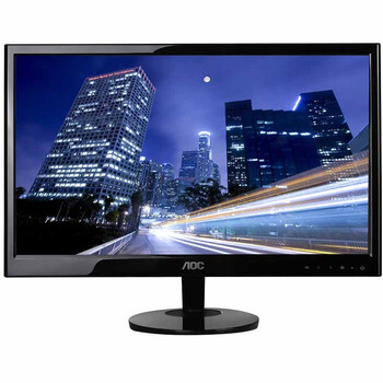 冠捷（AOC）E2451FW 23.6英寸宽屏LED显示器（黑色）