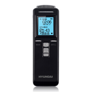 现代（HYUNDAI） B70 韩国现代专业录音笔4G 黑色