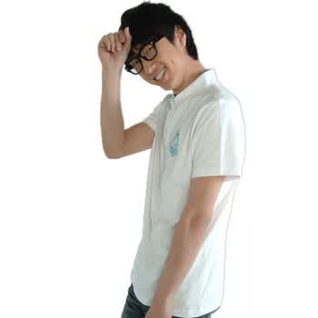 约晴 Utree 男士 纯棉 TL001 T-shirt 白色 XL