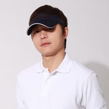 乐为帽子男士女士夏季刺绣空顶帽情侣帽子L12MBFB111 藏青 男款