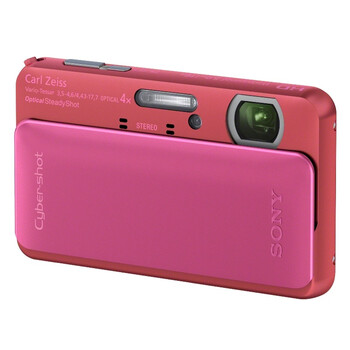 索尼（SONY） DSC-TX20 数码相机 粉色（1620万像素 3寸屏 4倍光变 25mm广角）