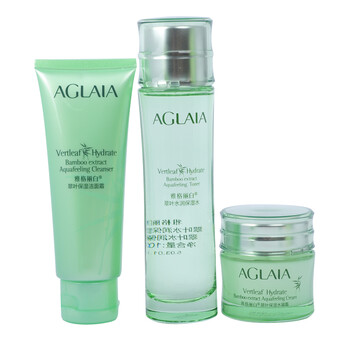 雅格丽白 AGLAIA 翠叶水润保湿3件套 洁面 水 霜