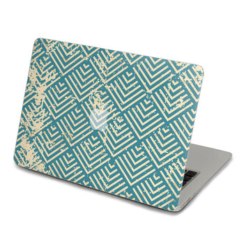 SkinAT 苹果笔记本MacBook外壳A面保护贴膜 3M材料 怀旧菱形 Air 13 2011款