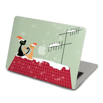SkinAT 苹果笔记本MacBook外壳A面保护贴膜 3M材料 爱在圣诞 Pro 13