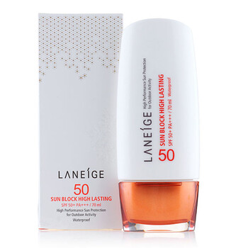 兰芝Laneige尽享假日长效防晒霜SPF50PA+++70ML防水